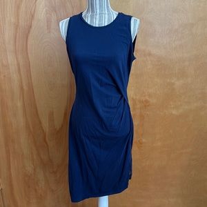 WOMANS MICHAEL KORS T-SHIRT DRESS SIZE MEDIUM NAVY BLUE